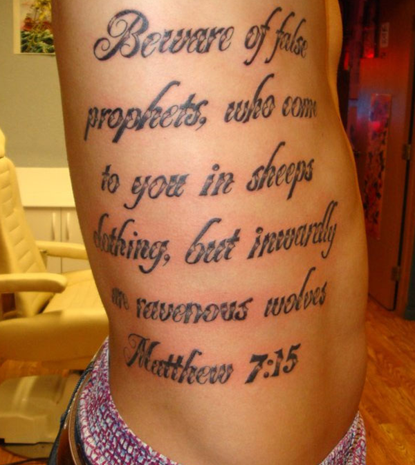 45 Inspirations for Bible Verse Tattoos