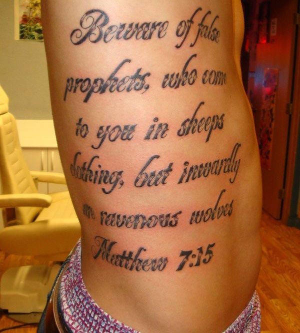 45 Inspirations for Bible Verse Tattoos