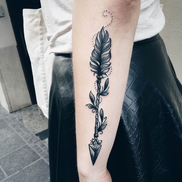 84 Outstanding Arrow Tattoos On Arm  Tattoo Designs  TattoosBagcom