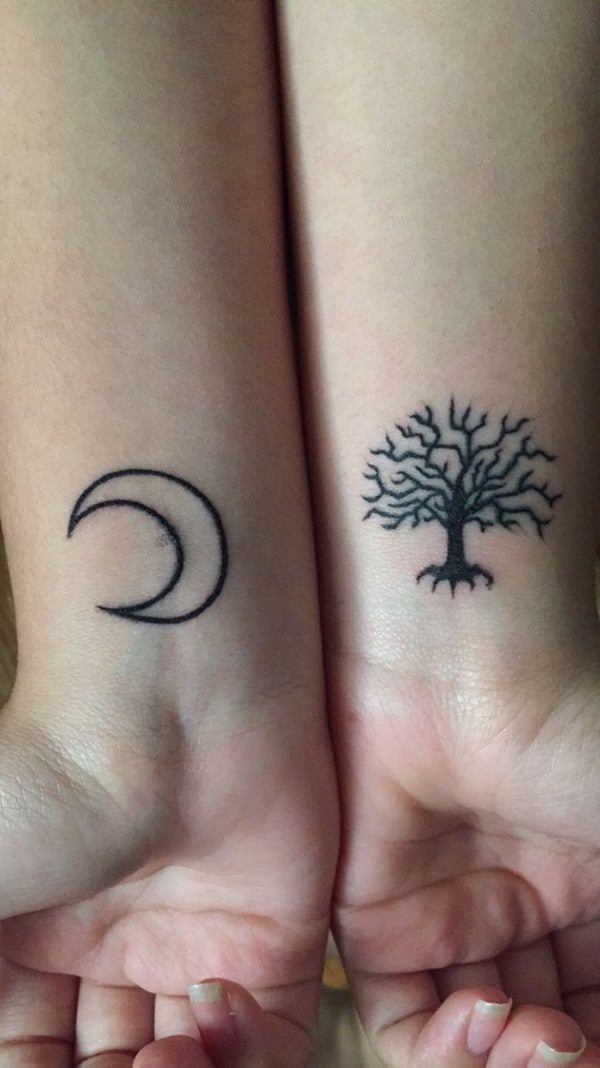 30 Wonderful Halloween Tree Tattoos Designs And Ideas