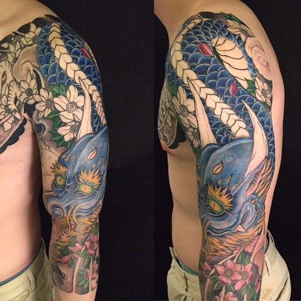 2-dragon tattoos