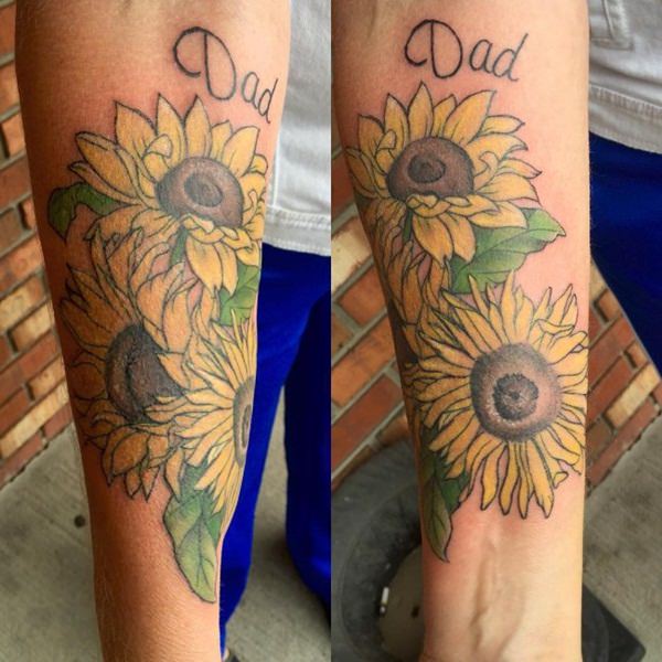 75 Vibrant and Inspirational Sunflower Tattoos