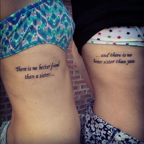 61 Endearing Sister Tattoo Designs With Meaning