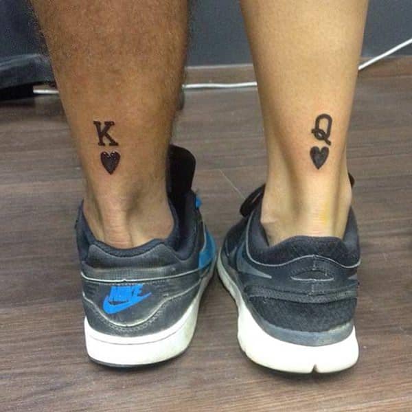 51 King and Queen Tattoos for Couples  StayGlam