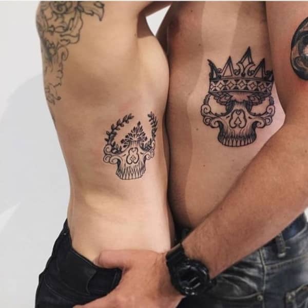 165 Matching King And Queen Tattoos For Couples 2023