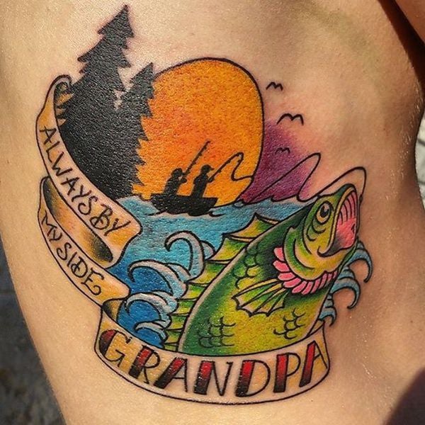 25 Amazing Fishing Tattoos  Tattoo Glee