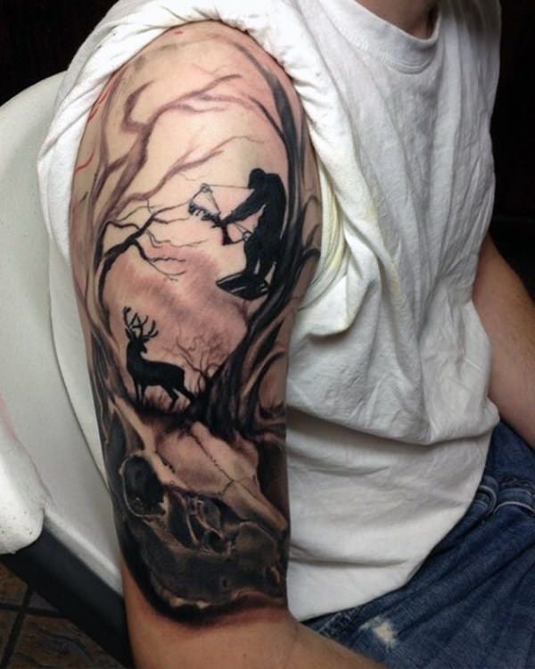 17 Hunters Tattoo Ideas To Inspire You  alexie