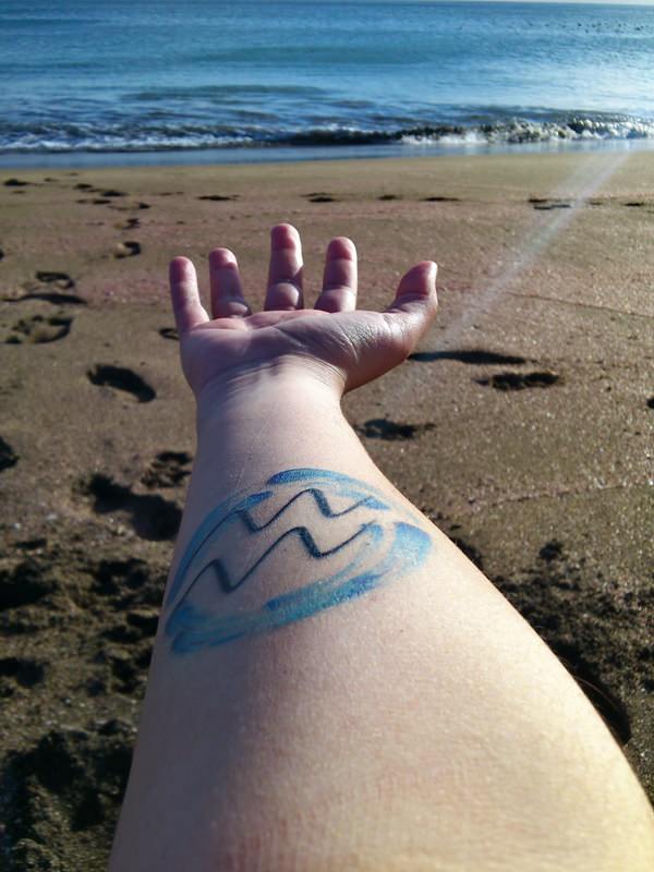 21 Original Tattoo Ideas For the Aquarius  POPSUGAR Smart Living