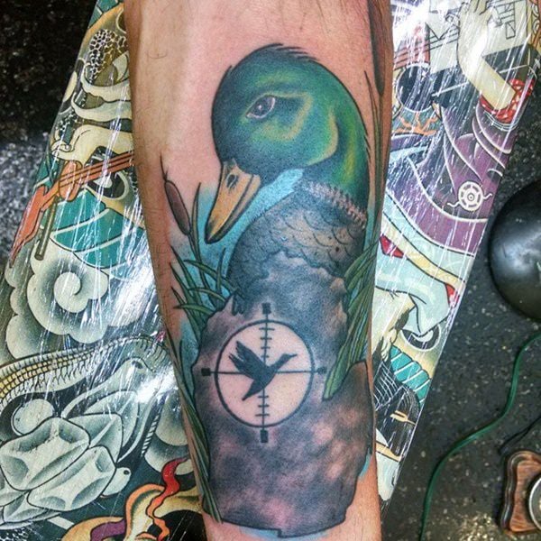 realistic duck tattoo ideas for menTikTok Search
