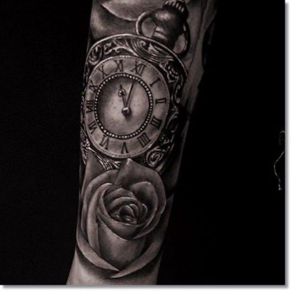110 Cool Pocket Watch Tattoos That Are Totally Badass