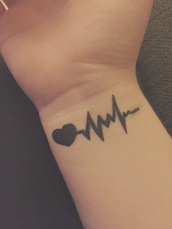 55 Memorable and Intriguing Heartbeat Tattoo Ideas