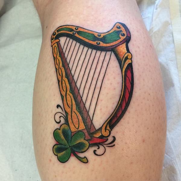 Coloured irish flag tattoo  Irish tattoos Irish flag tattoo Tattoos for  guys