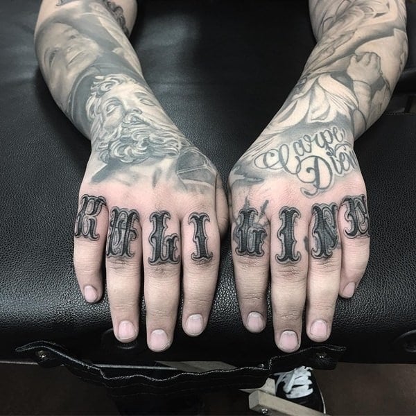 50 knuckle tattoos Ideas Best Designs  Canadian Tattoos