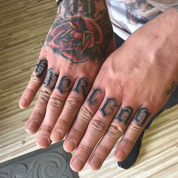 120 Best Knuckle Tattoo Designs  Meanings  Self Expression 2019