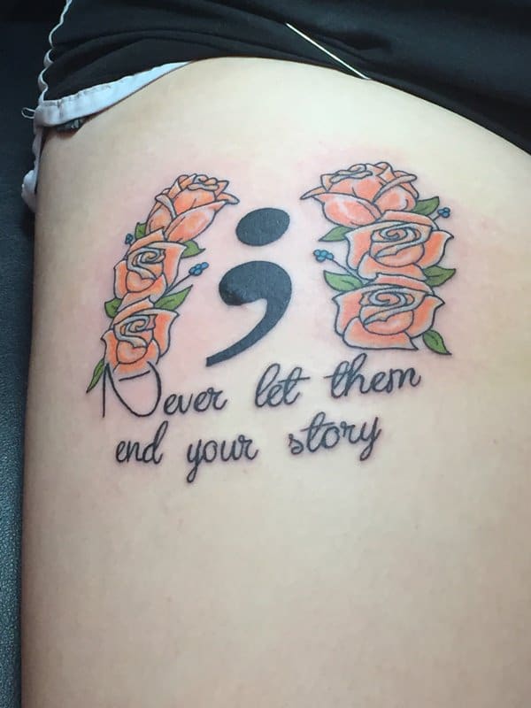 85 Inspiring Semicolon Tattoo Ideas that You Will Love
