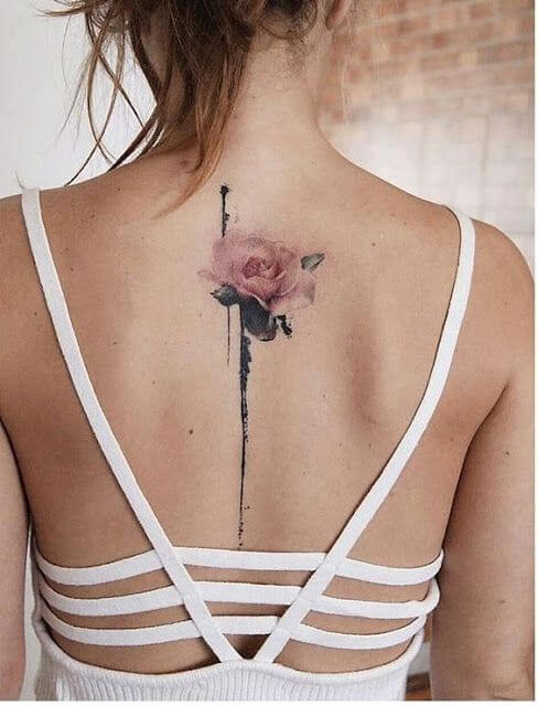 35 Best Back Tattoo Designs  Images For Girls  Heart Bows  Makeup