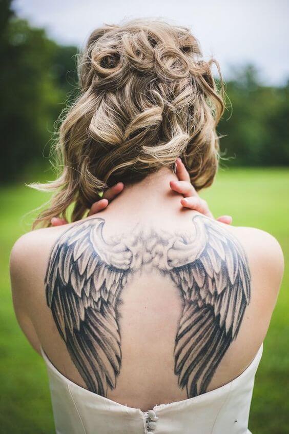 20 cutest wrist angel wings tattoo ideas with their meanings  Tukocoke