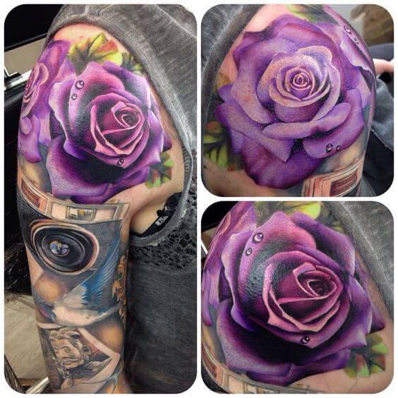 40 Fantastic Blue Rose Tattoo Designs with Meaning 2022 Ideas