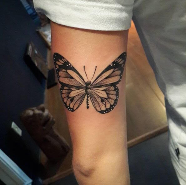 tiger swallowtail butterfly tattoo