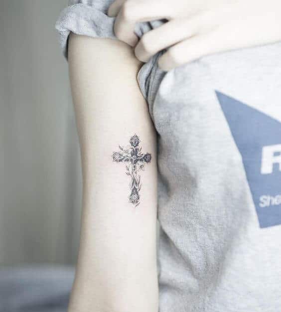 50 Beautiful Cross Tattoos To Showcase Your Faith  Inspirationfeed