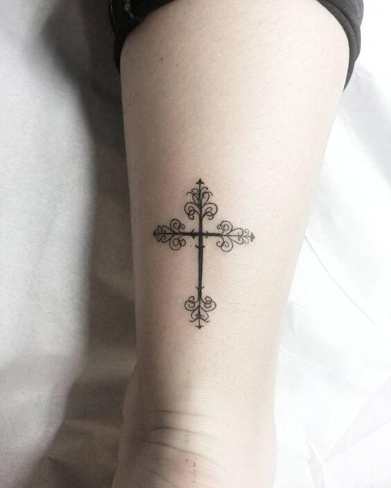 35 Stunning Cross Tattoo Designs For Women 2021