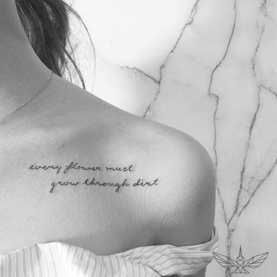 20 Inspirational Quotes Tattoo Ideas for Women  Motivational Phrases