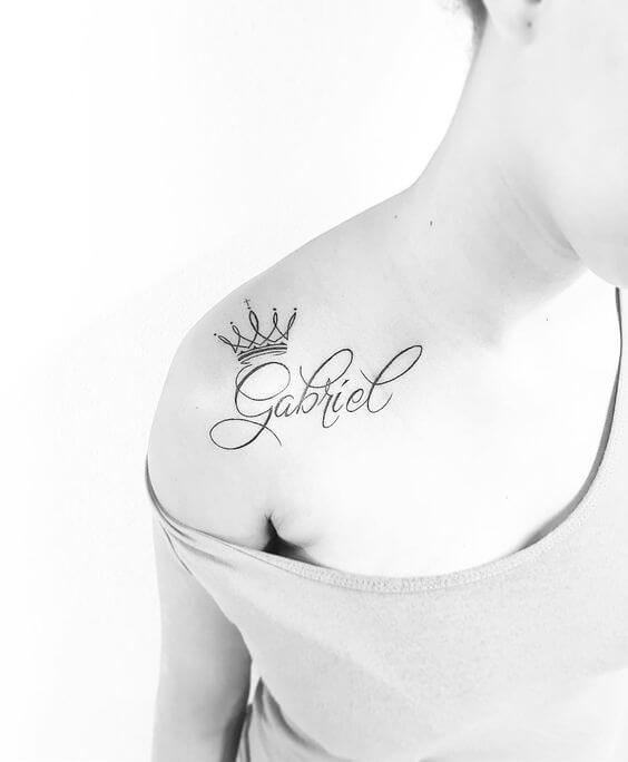 Cute girly name tattoos