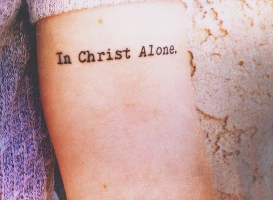 Blessed Assurance Small Bible Verse Tattoos For Females - Tattoo Ideas