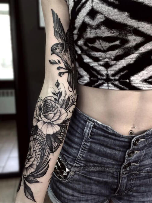 Sleeve Tattoos for Women - Ideas and Designs for Girls