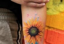 sunflower-tattoos-for-women